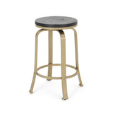 Christopher Knight Home® - Noble House - Skyla Modern Industrial Swiveling Counter Stool (Set of 2)