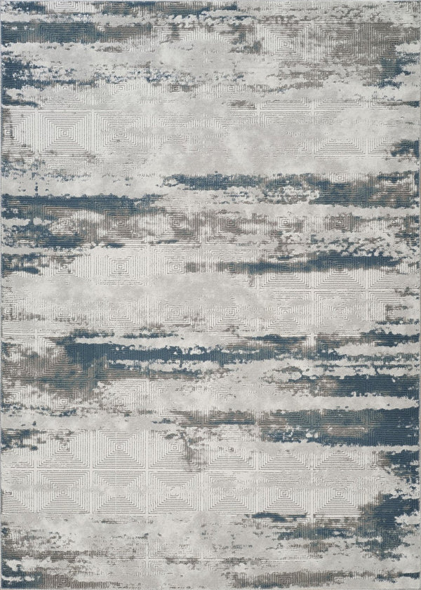 English Elm Geometrix Gray Area Rug 7'10" X 10'6" - Stylish, Durable, Kid & Pet Friendly, Perfect For Modern Homes B186P316837
