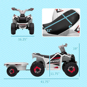 English Elm Aosom Kids Pedal Go Kart with Adjustable Seat Eva Wheels Forward Reverse Drive W2225P229370
