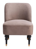 Bintulu Accent Chair Taupe 109983 Zuo Modern