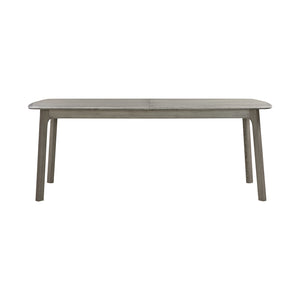 English Elm Serenza Extendable Rectangle Dining Table 98" Gray Oak - Modern Oak Hardwood, Seats 6-8, Easy Care B2736P354400