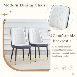 English Elm Table With 8 Ergonomic Chairs – Stylish Black Wood Grain Dining Set For Modern Homes & Gatherings W1151S04179-GIGA