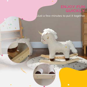 English Elm Qaba Plush Dinosaur Toddler Rocker with 32 Songs Hand Puppet and Safe Wooden Base W2225P249748