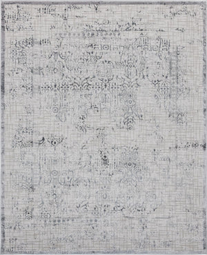 Unique Loom Aberdeen Stanhope Machine Made Border Rug Gray, Beige/Ivory 8' 0" x 10' 0"