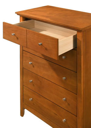 English Elm Hammond Elegant Silver Champagne Dresser with Dovetail Drawers, Soft-Close Hardware, Durable Veneer Finish Oak 52 L x 35 W x 21 H B078108322