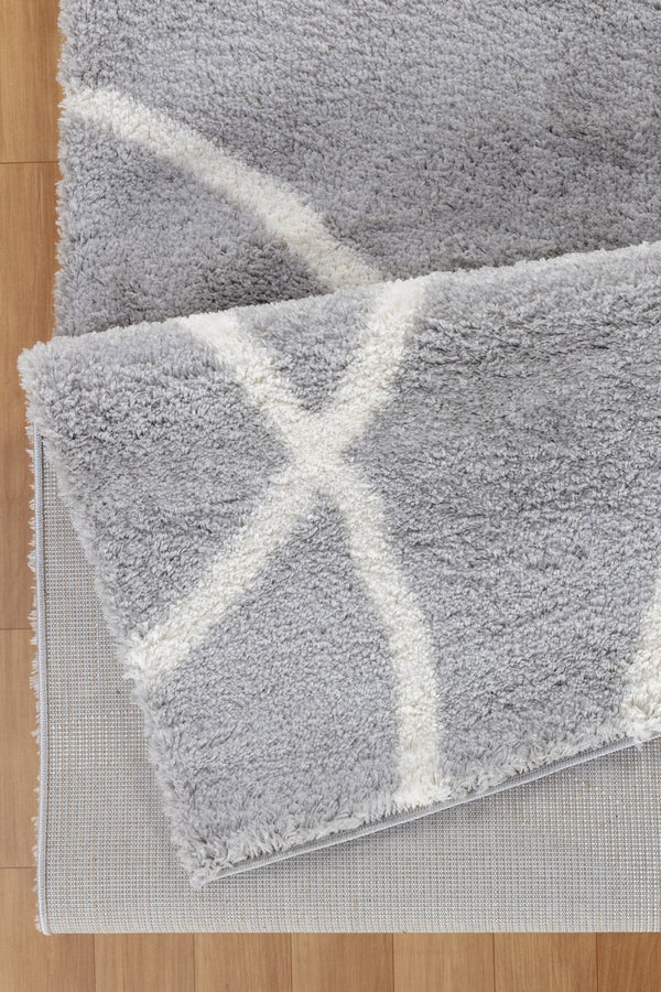 English Elm Loft Grey Shag Area Rug 7'10" X 9'10" - Plush, Durable, And Kid/Pet-Friendly For Cozy Living Spaces B186P181098