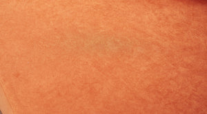 English Elm 90" Curved Sofa with Velvet Upholstery, Ergonomic Half-Moon 4-Seater with High-Density Foam Comfort Orange B2735P320307