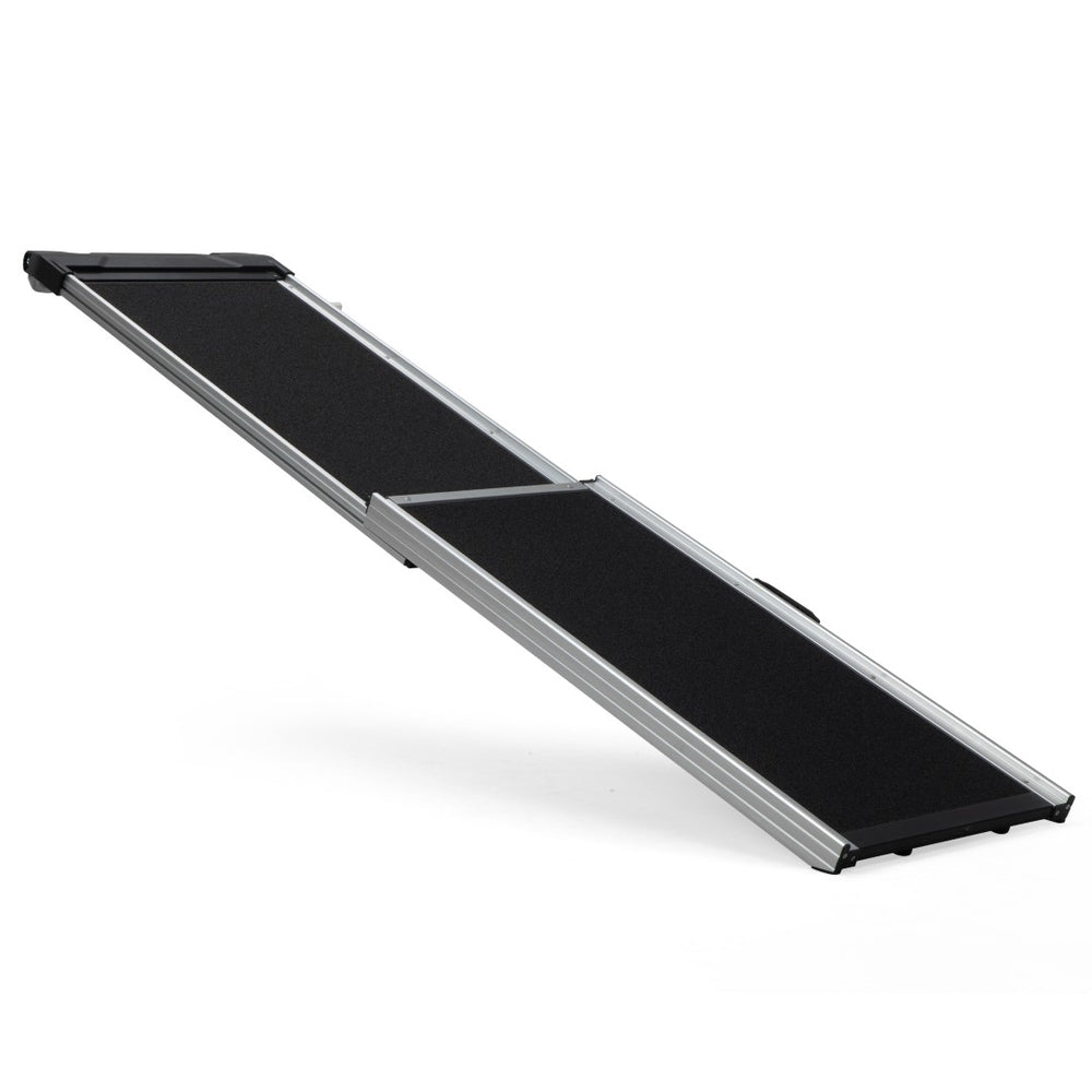 English Elm Foldable Aluminum Pet Ramp with Traction Mat and Pvc Grip for Cars Beds Couches W2181P228649