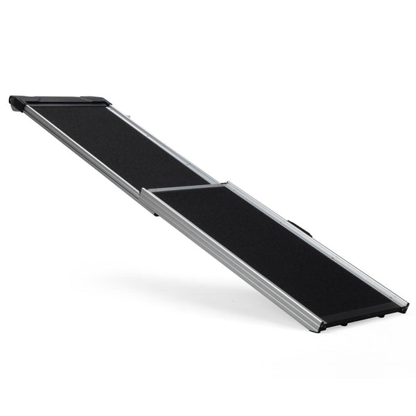 English Elm Foldable Aluminum Pet Ramp with Traction Mat and Pvc Grip for Cars Beds Couches W2181P228649