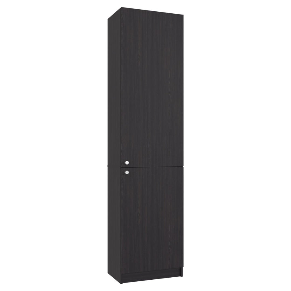 English Elm Home Vertical Freestanding Bookcase with Open Shelving and Enclosed Lower Cabinet B200P465722
