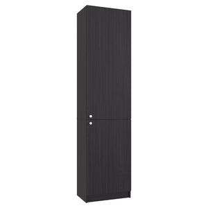 English Elm Home Vertical Freestanding Bookcase with Open Shelving and Enclosed Lower Cabinet B200P465722
