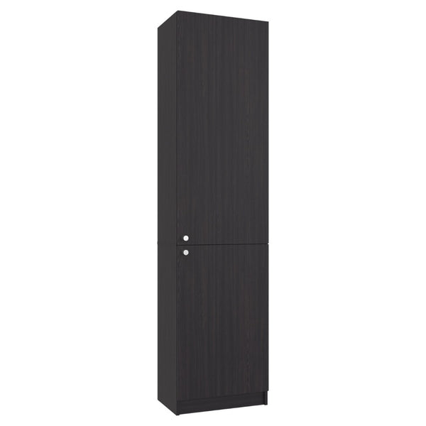 English Elm Home Vertical Freestanding Bookcase with Open Shelving and Enclosed Lower Cabinet B200P465722