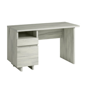 English Elm Desk, White corner work desk with smooth-glide drawers, file storage, durable engineered wood, 52" x 23" x 30" B356P367794