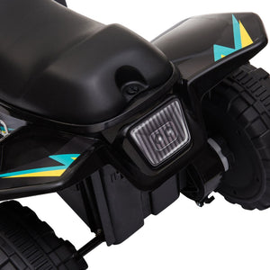 English Elm Aosom Toddler Electric Atv Quad Ride on with Steel Frame and Forward Reverse Controls W2225P200722