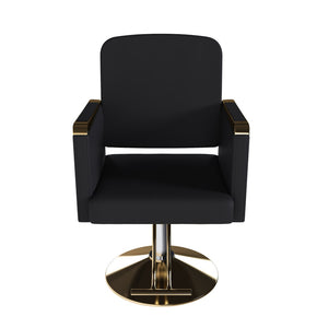 English Elm Hydraulic Salon Chair with Foot Pump Swivel Base for Barber Tattoo Spa Use W2700P410956