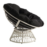 OSP Home Furnishings Papasan Chair Black