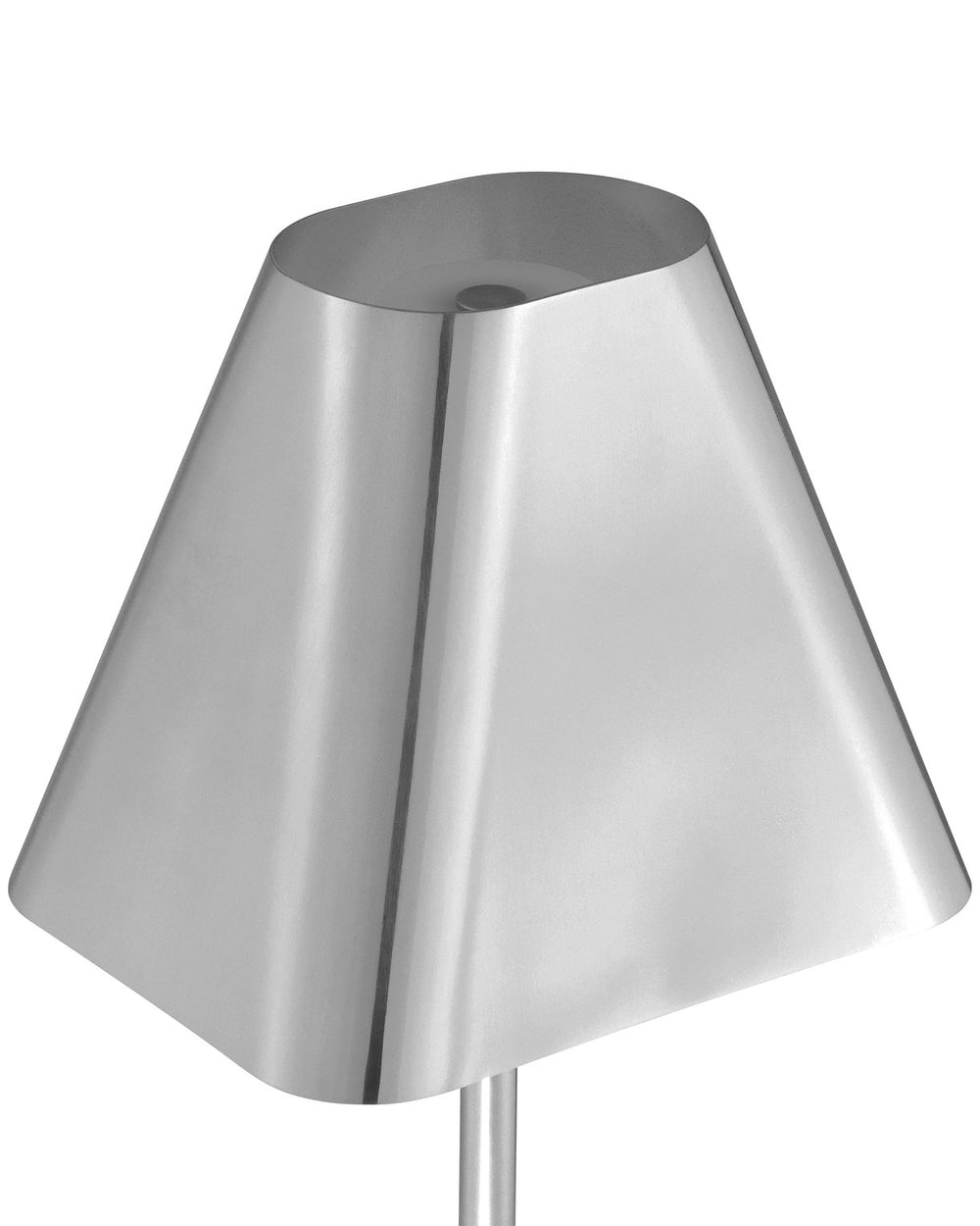 Currey & Company Gadabout Nickel Cordless Table Lamp - Sleek Rechargeable Design For Effortless Room Versatility Silver Metal 6700-0012-currey-company