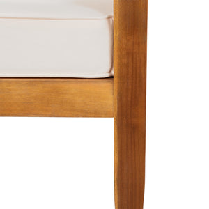 English Elm Christopher Knight Home® - Aston Right-Side Two-Seater Sofa - Weather-Resistant Acacia Wood With Removable Cushions For Comfort N773P252038B