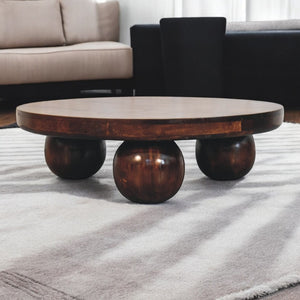 English Elm Solid Mango Wood Entryway Console Table with Two Drawers and Nordic Tapered Legs B182P279274