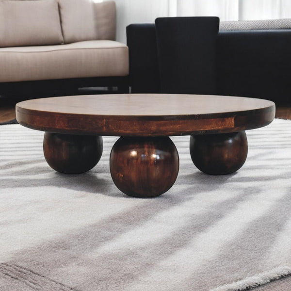 English Elm Solid Mango Wood Entryway Console Table with Two Drawers and Nordic Tapered Legs B182P279274