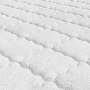 English Elm Queen Hybrid Mattress Euro Top Gel Foam Pocketed Coils Medium Firm 12 Inch Profile B372P396154