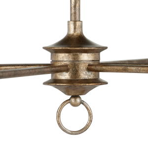 Nottaway Bronze Two-Tier Chandelier - Elegant Pyrite Finish for Traditional and Spacious Interiors