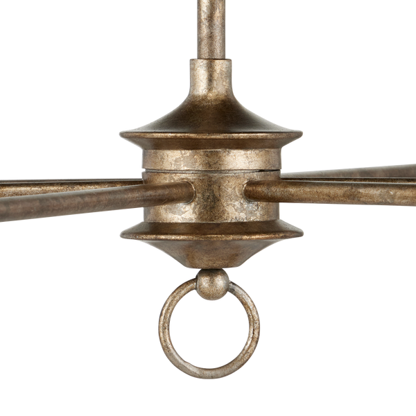 Nottaway Bronze Two-Tier Chandelier - Elegant Pyrite Finish for Traditional and Spacious Interiors