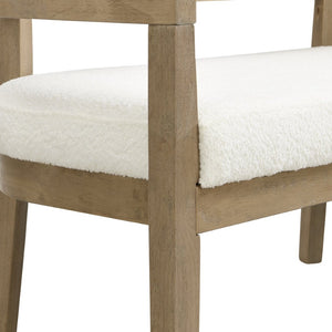 English Elm 47.5" Hand-woven Rattan Loveseat with Open Weave Back and Cushioned Two-seat Comfort Beige,Natural Ash N771P381036A