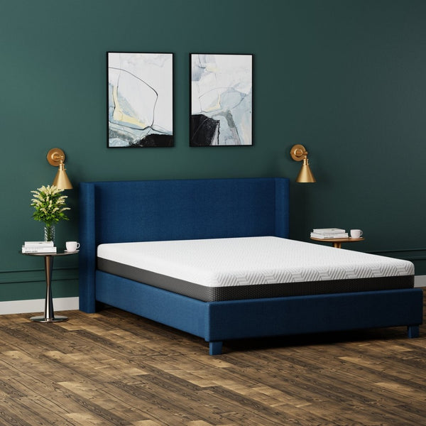 English Elm Omne Fria Firm Memory Foam Twin Xl Mattress with Phase Change Cooling Cover B047P316871