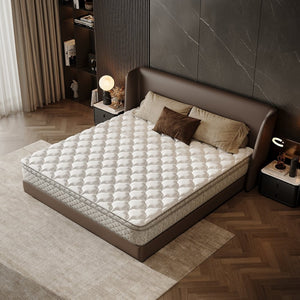 English Elm King Hybrid Mattress 12 Inch Gel Memory Foam Pocketed Coils Zoned Pressure Relief W3682P338230