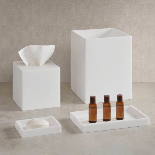 English Elm One Four-piece Resin Bath Set with Diamond Texture and Antimicrobial Onyx Finish B035P437554