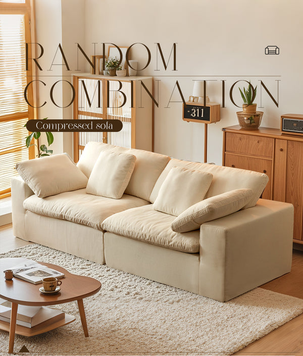 English Elm Modular Sectional Sofa - Versatile Sherpa Corduroy Couch With Space-Saving Design For Any Room W3622S00002