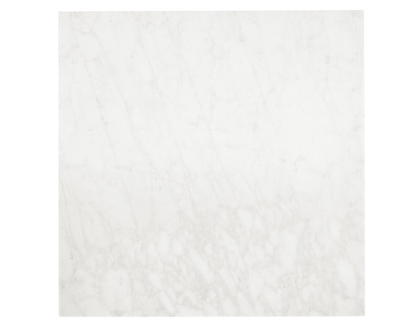 Sunpan Enco Bar Table - Stunning Art Deco Design with Solid Carrara Marble Top and Antique Gold Base Elegance Square - 32W x 32D x 41.5H