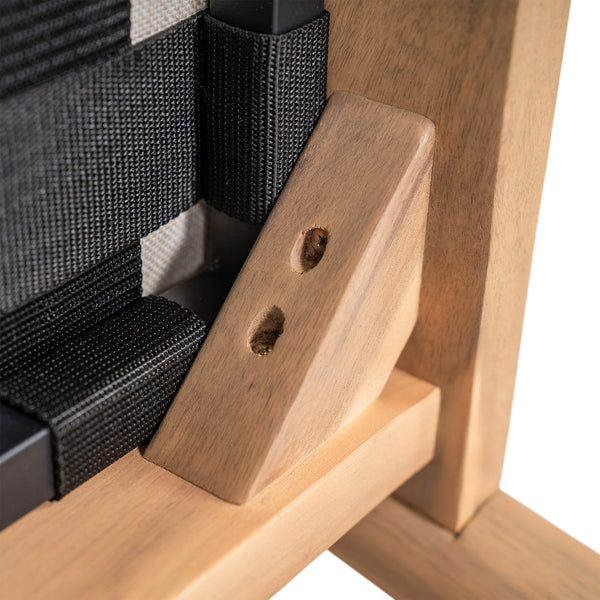 English Elm Christopher Knight Home® - Verona Outdoor Club Chairs Set Of 2 - Stylish Acacia Wood, Beige Cushions & Black Rope Accents N775P309256B