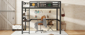 English Elm Full Bunk Bed with Trundle Bookshelf Storage Pine Frame Car Design for Kids W1580S00375