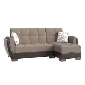 English Elm Primenest Skyhaven Convertible Chaise Lounge With Storage - Stylish Comfort For Small Spaces! B030P303519-GIGA