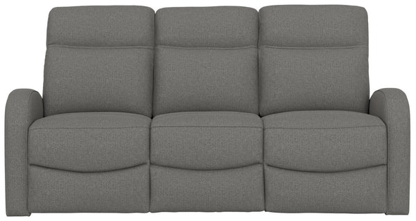 English Elm Brown Dual Reclining Sofa with Pillow Back Cushions and Pull Tab Seats for Living Rooms Gray B361P483238