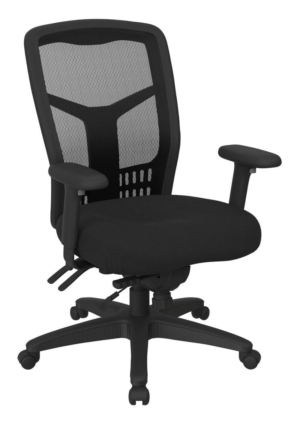 OSP Home Furnishings Progrid® High Back Ergonomic Mesh Office Chair with Lumbar Support and Pneumatic Controls 92892-3M