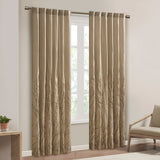 Madison Park Andora Transitional Curtain Panel MP40-716 Tan