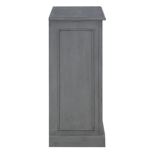 OSP Home Furnishings Country Meadows 2-Shelf Bookcase Plantation Grey