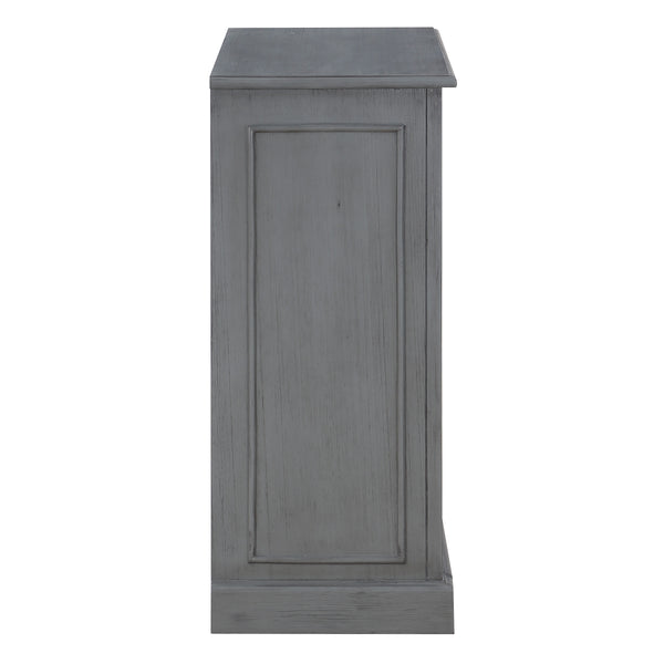 OSP Home Furnishings Country Meadows 2-Shelf Bookcase Plantation Grey