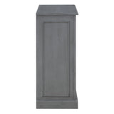 OSP Home Furnishings Country Meadows 2-Shelf Bookcase Plantation Grey