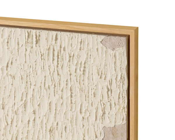 Sunpan WORLD VIEWS - 40" X 60" Modern Abstract Artwork in Natural Floater Frame - Gallery Ready Décor A0415