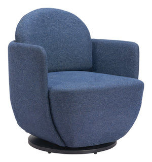 Bant Swivel Chair Blue 110015 Zuo Modern