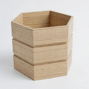 English Elm Hexagon Aluminum Outdoor Planter Sculptural Terrace Pot with Rust Resistant Finish B2755P462204