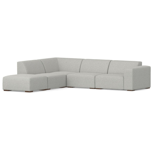 English Elm Rex Left Sectional Sofa With Ottoman - Eco-Friendly, Modern Comfort For Your Family Room Or Lounge Area B136P199254-GIGA