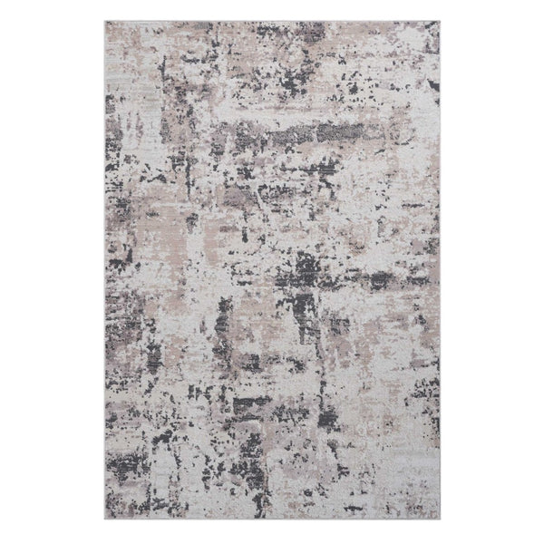 English Elm Payas Stylish Abstract Doormat Rug - Cream & Brown, Durable, Kid & Pet-Friendly, Easy Care 2X3 B189P183545-GIGA