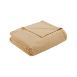 Madison Park Liquid Cotton Casual Blanket BL51N-0677 Linen