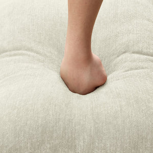 English Elm Classic U Shape Modular Sectional Sofa - Chenille Deep Seat Couch With Removable Skirts & Ottomans W3041S00240