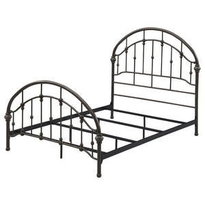 English Elm Juneau Dark Bronze Full Metal Bed Frame - Vintage Victorian Elegance For Timeless Bedroom Style B062P346519
